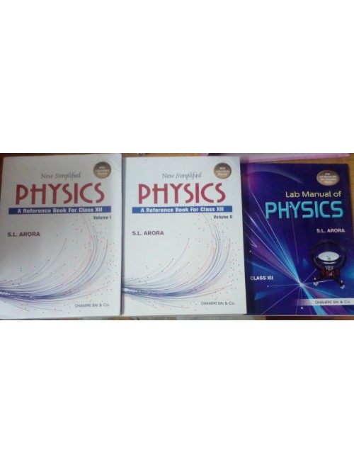 New Simplified Physics : A Reference Book for Class 12 (Set of 2 Volumes) 2024-25 at Ashirwad publication